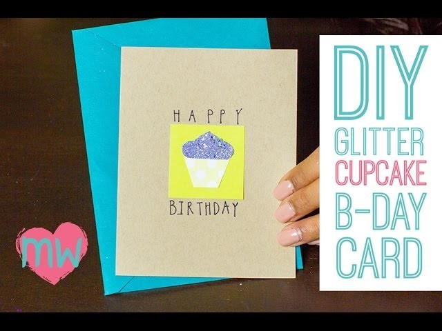 DIY Cupcake Birthday Card