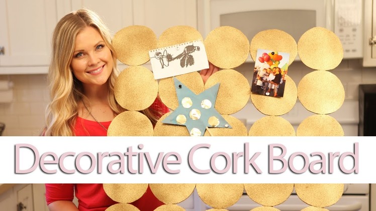 DIY Decorative Cork Board!!
