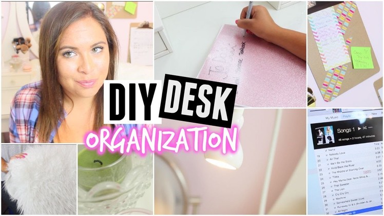 DIY Desk Organization + Study Motivation Tips For Back To School