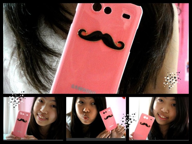 ❤  DIY ~ Mustache Phone Case ❤