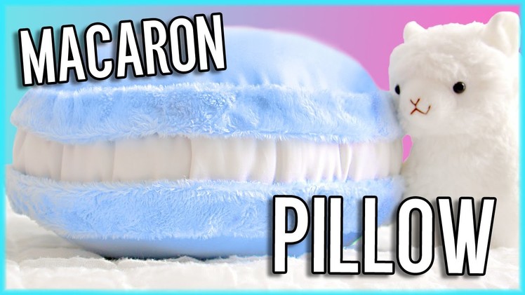 DIY ROOM DECOR ❤ Easy Macaron Pillow! (Sew.no sew)|Lovely gift idea