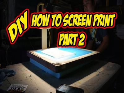 DiY Screen Printing at Home. Part 2