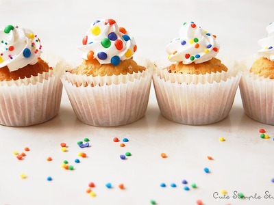 DIY Sprinkles Cupcake
