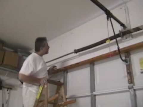 DIYClinic - Garage Door Torsion Spring Replacement (Part 1)