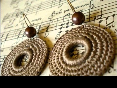 Easy crochet earrings tutorial