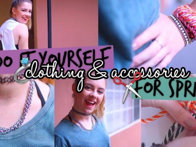 Easy DIY Spring Clothing & Accessories. Tumblr Inspired