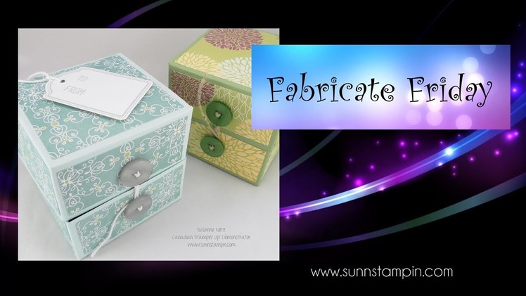 Fabricate Friday - Clam shell box
