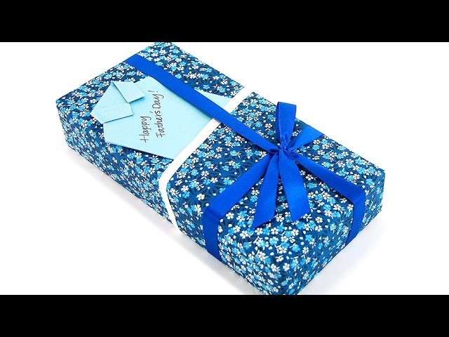 Father's Day Gift Wrapping  with Handmade Card