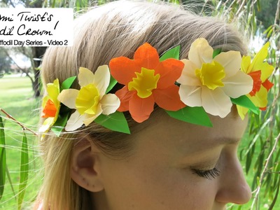 Flower Crown Tutorial (Daffodil Day Part 2 of 2)