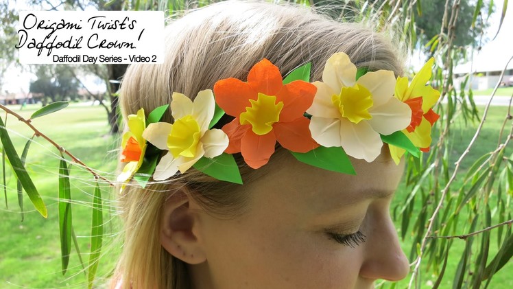 Flower Crown Tutorial (Daffodil Day Part 2 of 2)