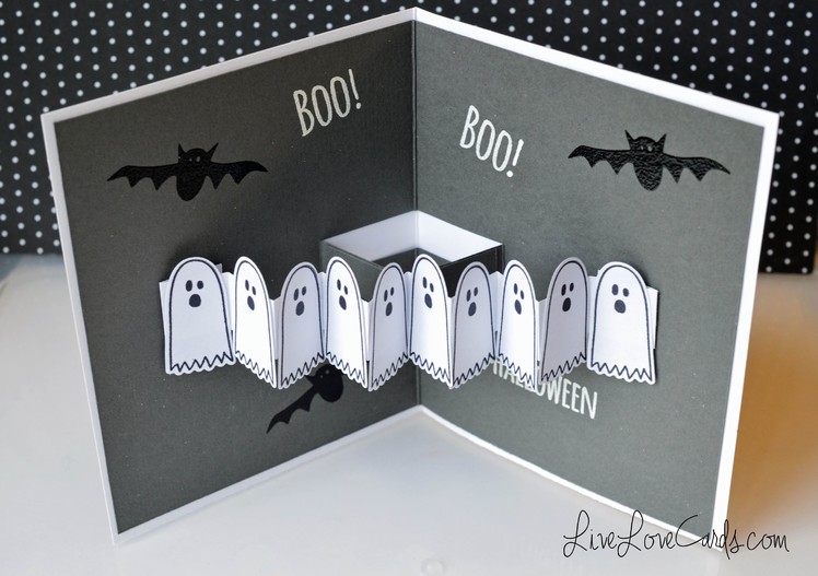 Halloween Ghost Popup Card!