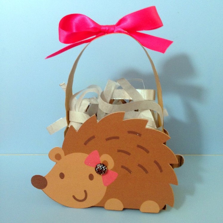 Hedgehog Valentine Treat Bag Using Cricut Explore