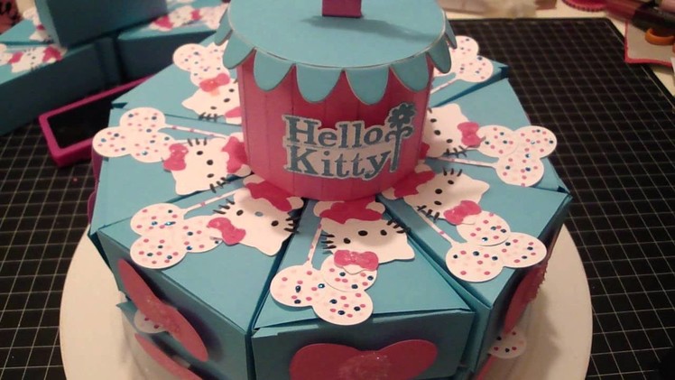 Hello Kitty Cake and Pie Box Favors