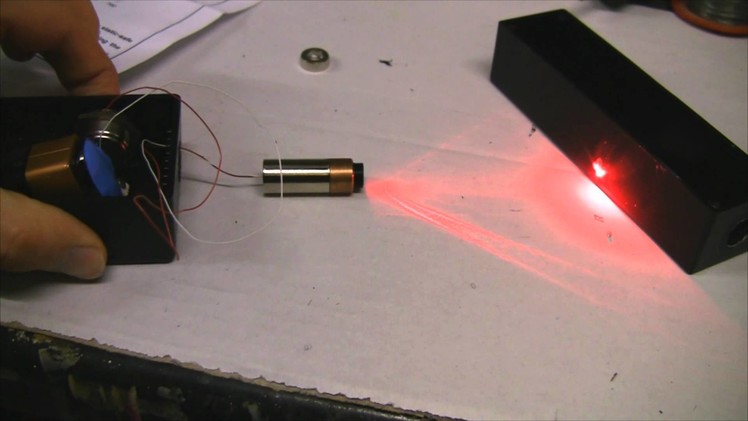 Homemade 250mW Burning Red Laser