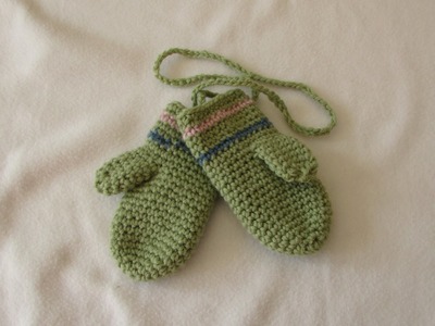 How to crochet EASY children's mittens for beginners