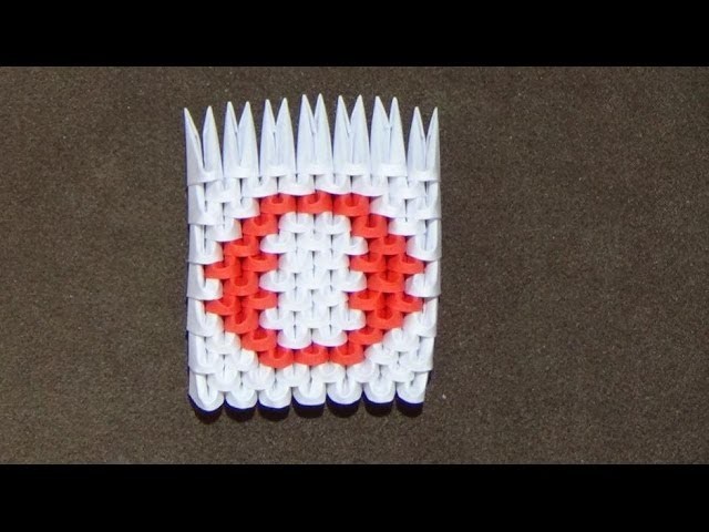 How To Make a 3D Origami Number 0