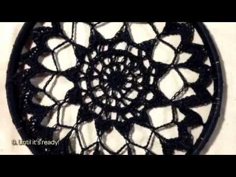 How To Make A Beautiful Black Doily Dreamcatcher - DIY Crafts Tutorial - Guidecentral