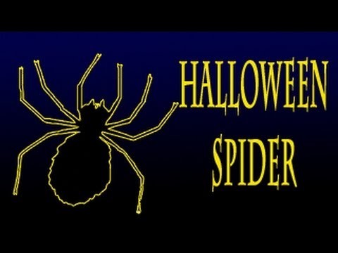 How to make a Halloween Wriggly Spider