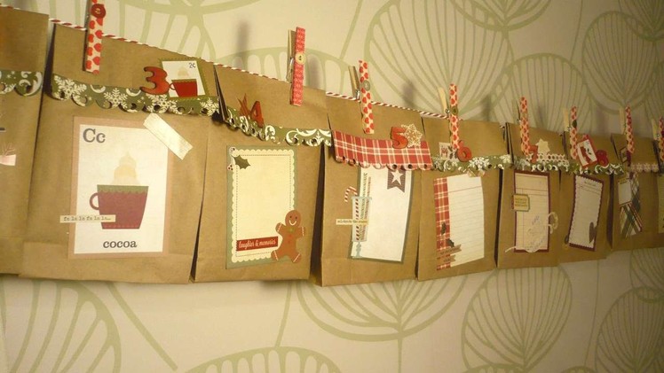 How To Make A Paper Bag Advent Calendar Garland - DIY Crafts Tutorial - Guidecentral