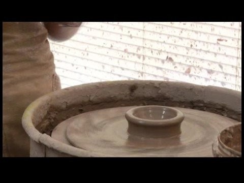 How to Make a Pottery Tea Set : Pottery: Centering & Opening Tea Cups
