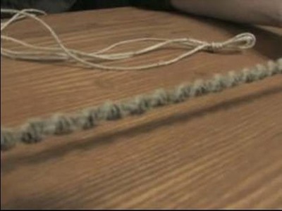 How to Make Hemp Necklaces : How to Start Medium Spiral Stitch Hemp Necklaces