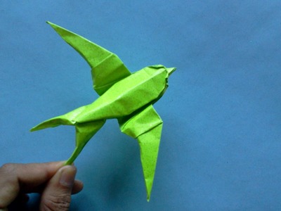 How to make Origami Bird swallow  (sipho mabona)
