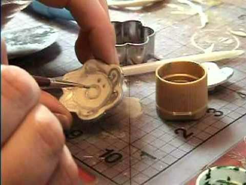 How to Make Polymer Clay Dishes- Miniature Plate Bowl Platter Garden of Imagination