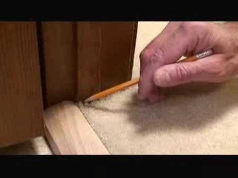 Installing Carpet Transition Trim Video