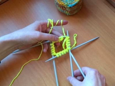 Kružno pletenje ravnim iglama (Round Knitting) - Pletenje 11