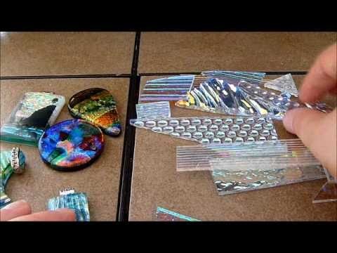 Layering dichroic glass for fused jewelry by AAE Glass