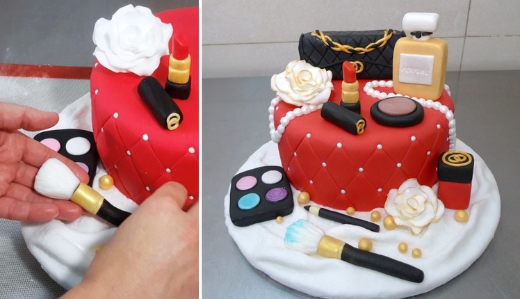 MAKE UP CAKE - HOW TO - by CakesStepbyStep