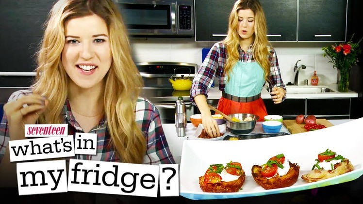 Mini Bacon Potato Crisps! - What's In My Fridge? with MeghanRosette