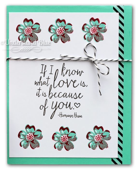 MISTI Demo with Stampin' Up! Cling Stamps and Positioning Guide