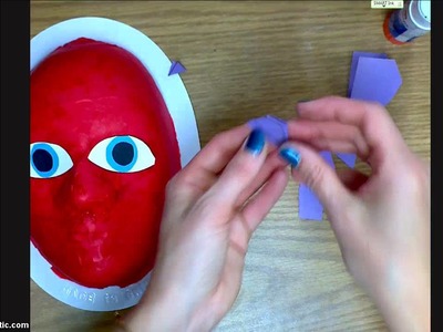 Paper Mache Mask (Designing w.Construction Paper)