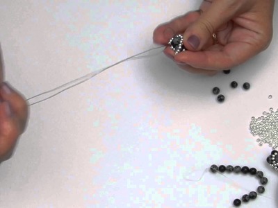 Prumihimo: How to make an elegant Kumihimo.netting necklace (Part 1 of 2)