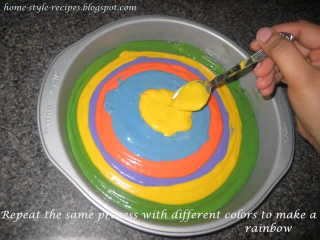Rainbow Cake (Share-A-Recipe)