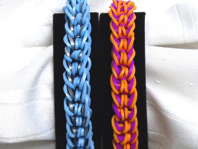 Rainbow Loom Bracelet - Original Design - "RIDGEBACK" (ref # 2g)