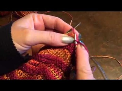 Short Row Knitting Part Two: knitting wrapped stitches