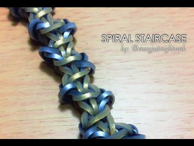 SPIRAL STAIRCASE Hook Only bracelet tutorial