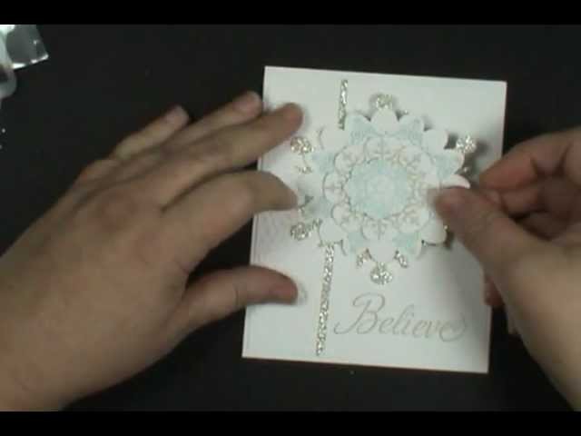 Stampin' Up! Floral Frames Snowflakes Wow!