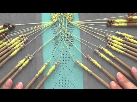 Video #123 Bobbin lace bookmark tutorial
