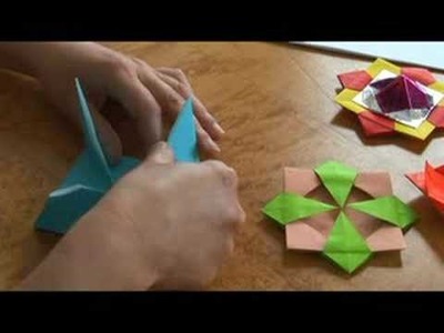 Advanced Origami Folding Instructions : The Origami Spinning Top: Part 1