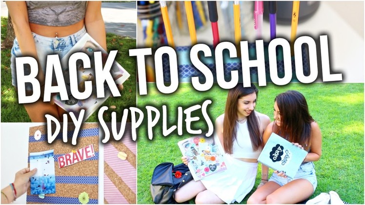 Back To School. DIY Tumblr Inspired School Supplies + GIVEAWAY