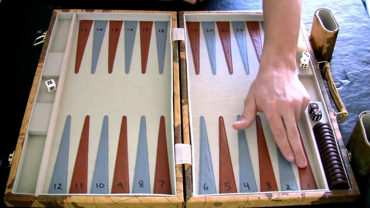Beginner Backgammon Tutorial - 1 - Setting up the Board