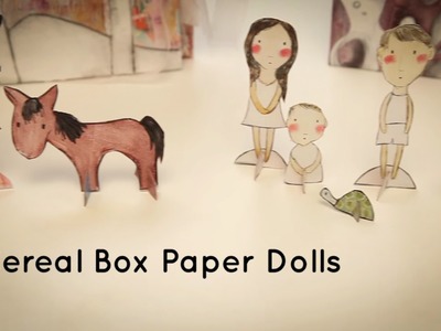 Cereal Box Paper Dolls Online Class