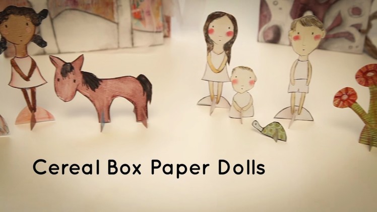Cereal Box Paper Dolls Online Class