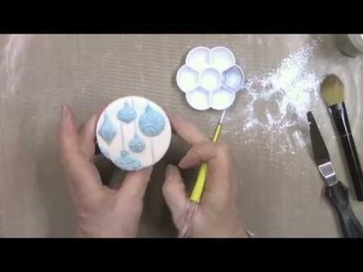 Christmas Baubles Cake Decorating Tutorial Video
