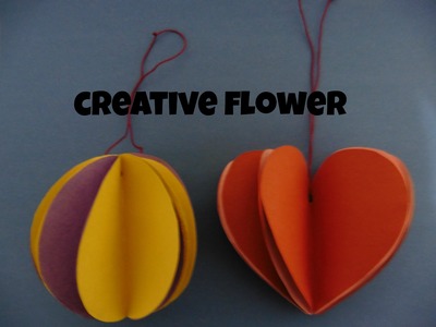 Corazones y circulos 3D - Creative Flower