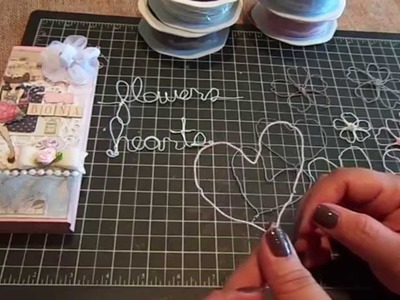 Create Flowers and Hearts with the New Prima Wire Threads