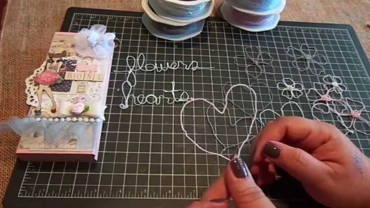 Create Flowers and Hearts with the New Prima Wire Threads
